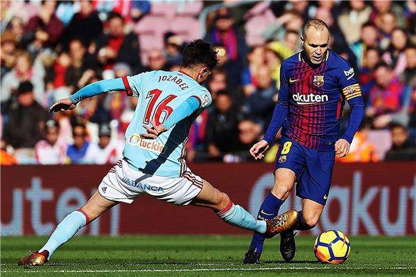 لقاء سابق بين برشلونة وسيلتا فيجو