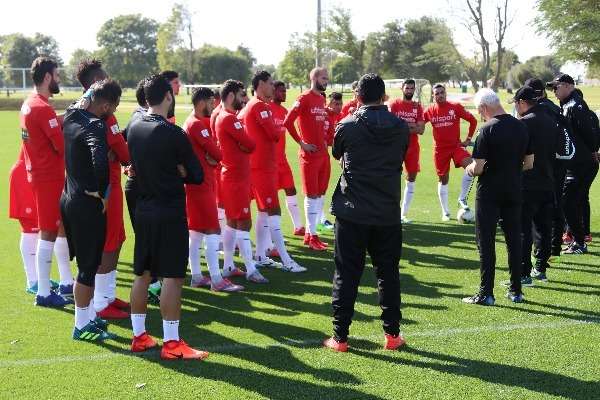 من تدريبات منتخب تونس اليوم في الدوحة