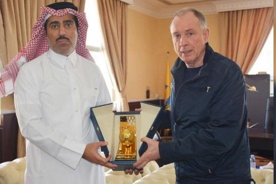 فيرنانديز أثناء التكريم