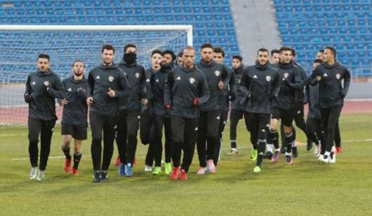 من تدريبات منتخب الأردن