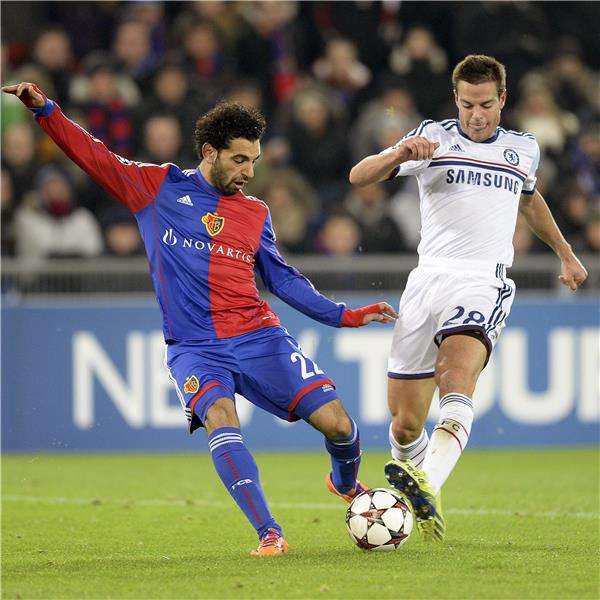 محمد صلاح بقميص بازل