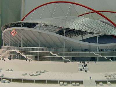 صورة لمجسم الملعب الجديد لفريق سبارتاك موسكو