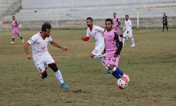 من لقاء غزة الرياضي والشاطئ الودي