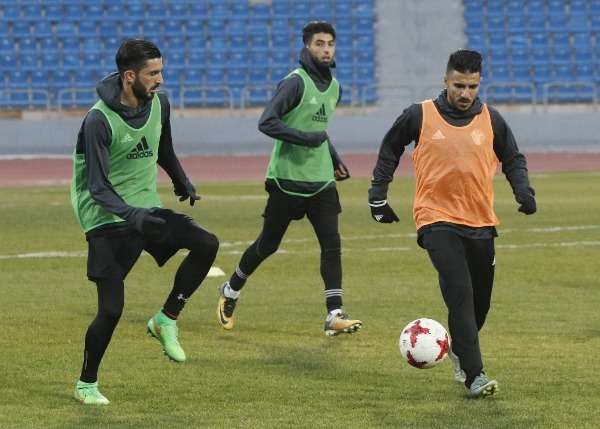 جانب من تدريبات اليوم