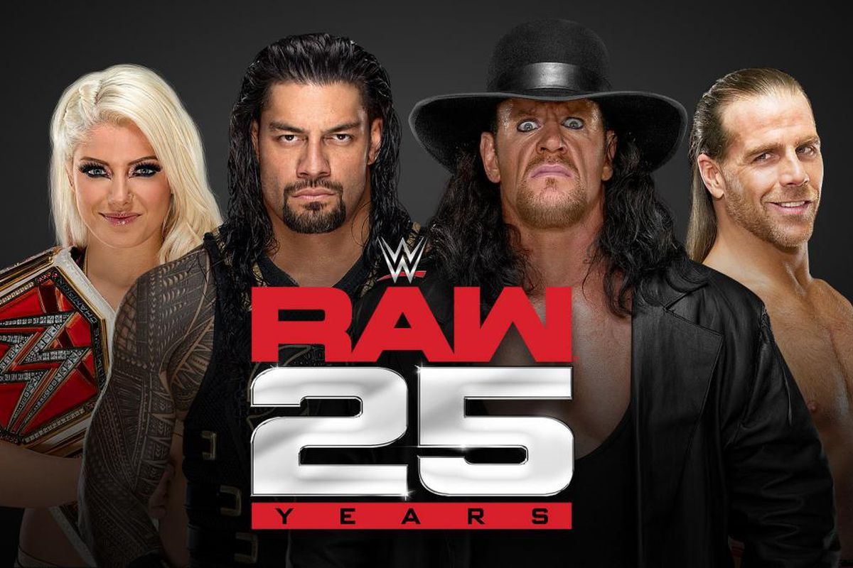 عرض "Raw" يحتفل بعيده الـ25
