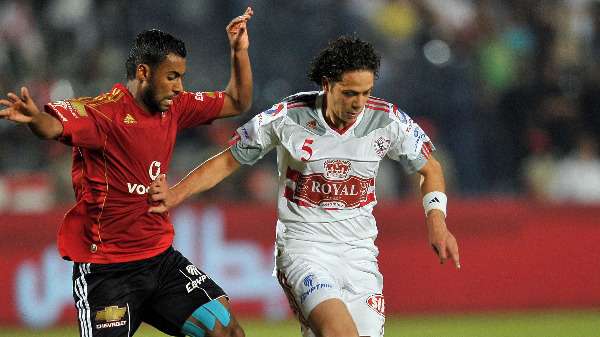 حسام عاشور في إحدى مباريات القمة