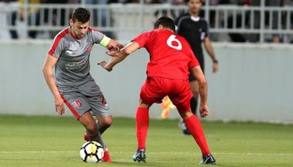 يوسف المساكني خلال مباراة اليوم