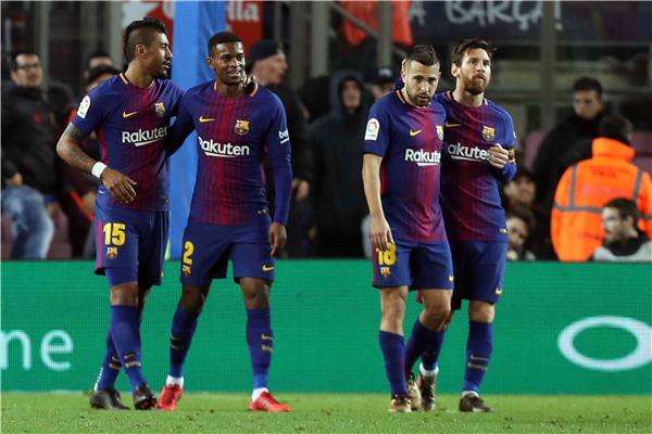 لاعبو برشلونة