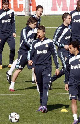 صورة لتمارين ريال مدريد يوم أمس
