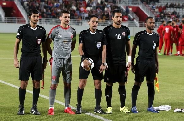 المساكني خلال مباراة اليوم