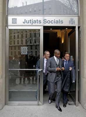 صامويل ايتو في برشلونة يوم 08/04/2010