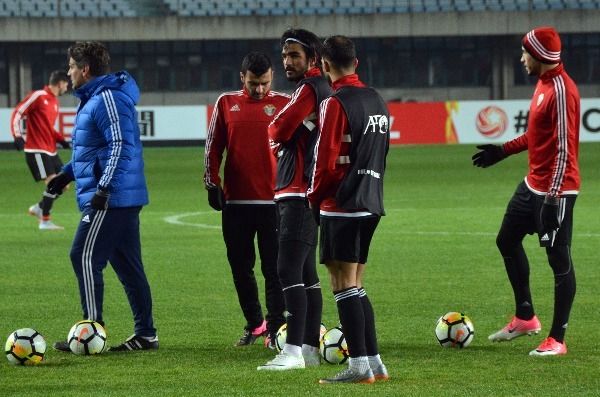 جانب من تدريبات اليوم