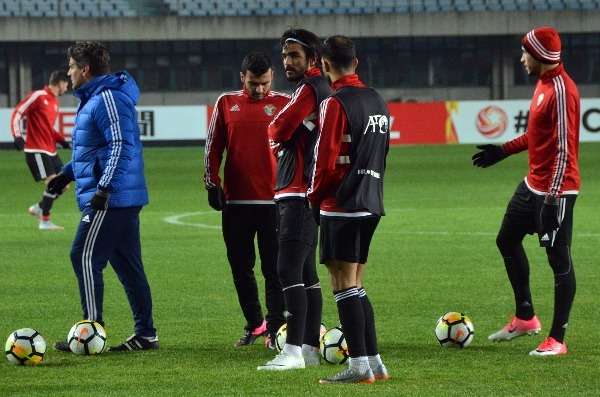 جانب من تدريبات اليوم