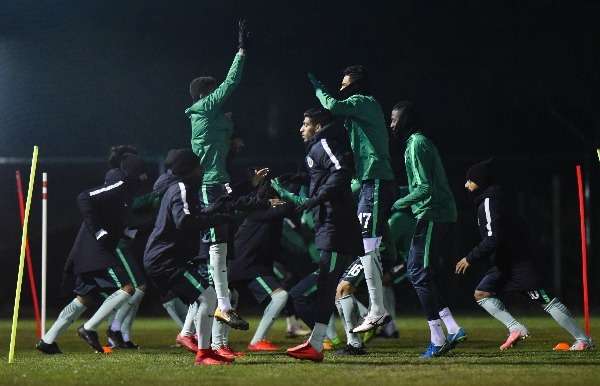 من تدريبات المنتخب الأولمبي السعودي