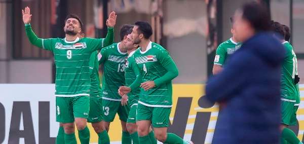 لاعبو منتخب العراق الأولمبي