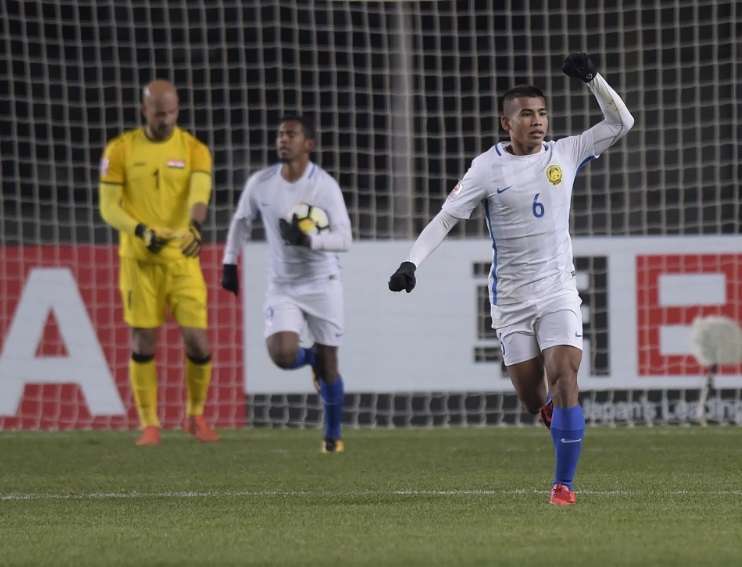 صفوي بعد هدفه في مرمى العراق