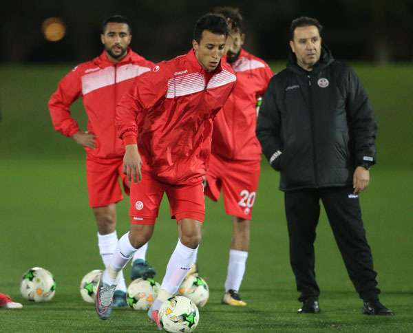 من تدريبات منتخب تونس