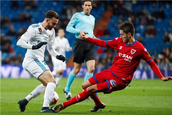 من مباراة ريال مدريد و نومانسيا