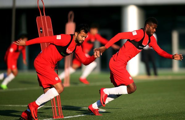 جانب من التدريبات