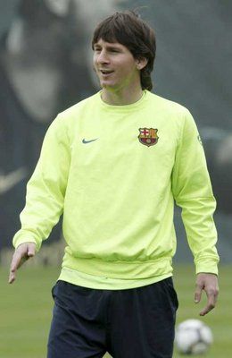 صورة من تدريبات برشلونة اليوم