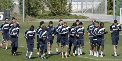 صورة من تدريبات ريال مدريد اليوم