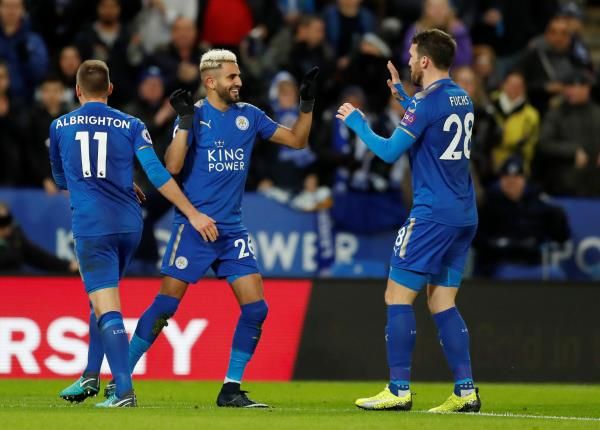 محرز مع ليستر سيتي 