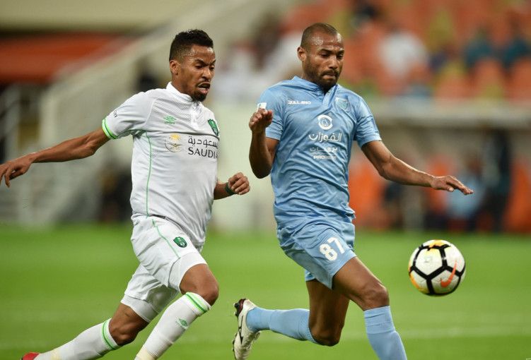 جانب من لقاء الباطن وأهلي جدة