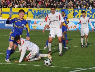 جانب من لقاء باتيه باريساف وضيفه بلشاينا بابروسيك