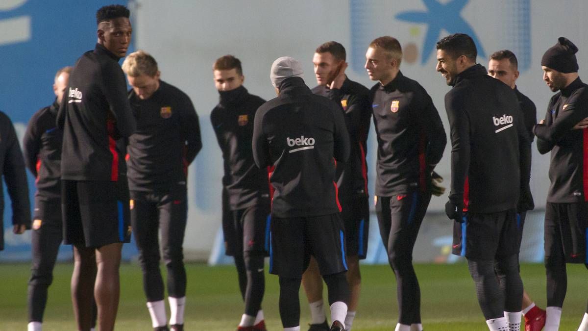 لاعبو برشلونة