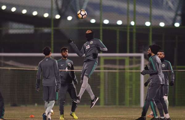 من استعدادات الأخضر الأولمبي