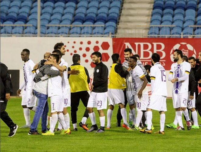 فرحة لاعبي الاتحاد بالتأهل