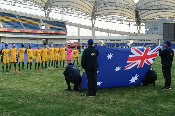 لاعبو منتخب أستراليا الأولمبي