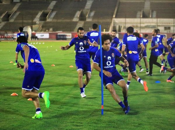 حسين السيد في تدريبات الأهلي