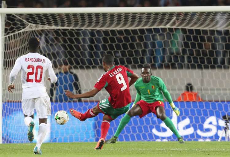 جانب من المباراة