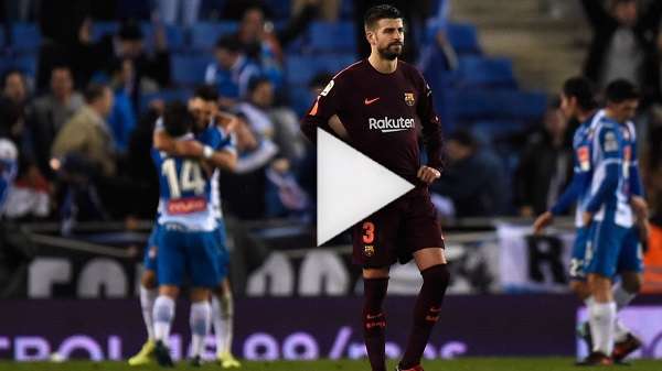 هزيمة برشلونة