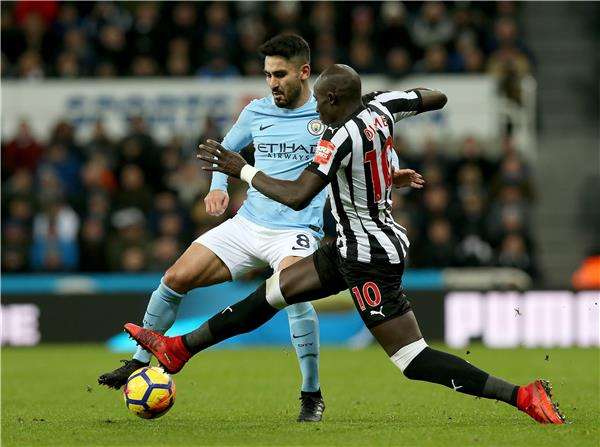 من مباراة سابقة بين مانشستر سيتي ونيوكاسل