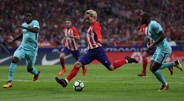 جريزمان في لقاء برشلونة