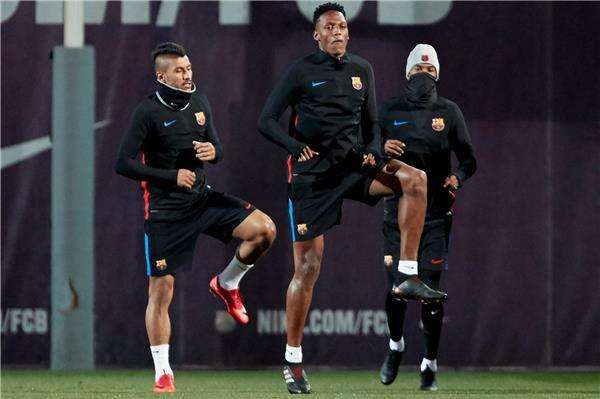 لاعبو برشلونة