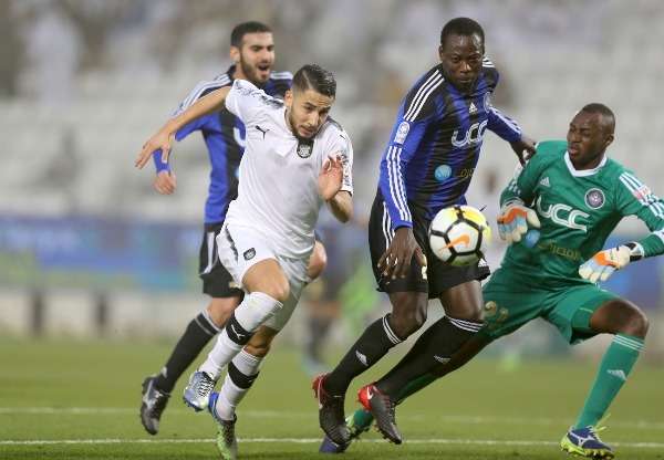 لقطة من المباراة