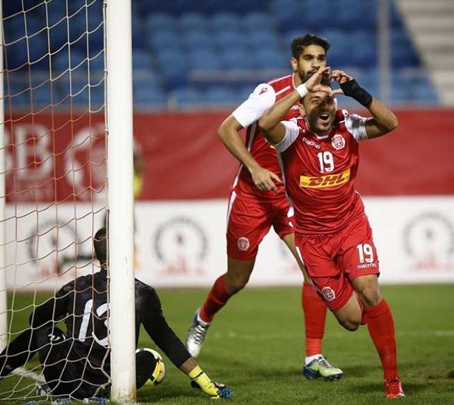 لقطة من المباراة