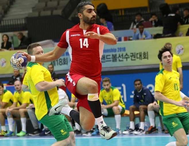 جانب من إحدى مباريات البحرين في البطولة