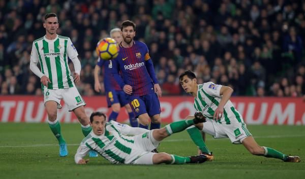 من مواجهة برشلونة وريال بيتيس
