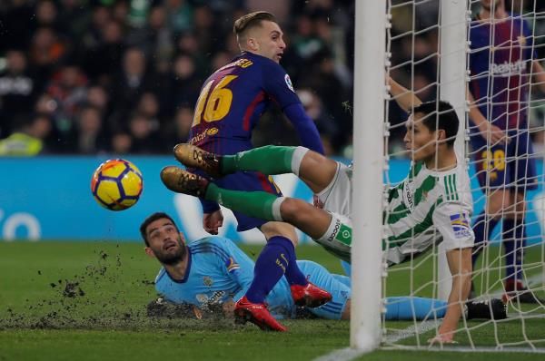 من مواجهة برشلونة وريال بيتيس