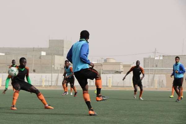 من تدريبات الفريق 