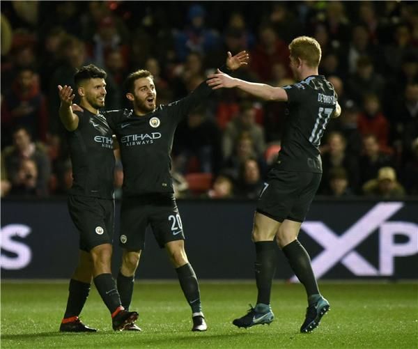 أجويرو مع مانشستر سيتي