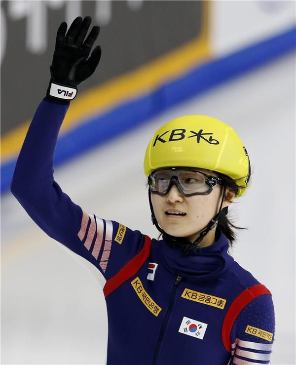 متسابقة تزلج كورية