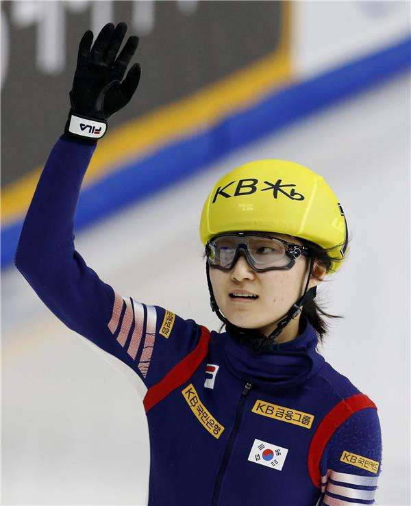 متسابقة تزلج كورية