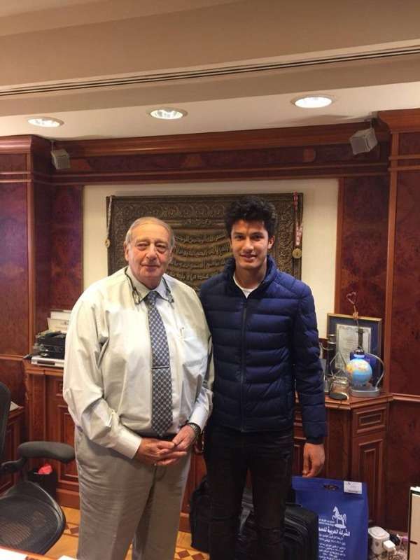 أسامة جلال مع رئيس المقاصة