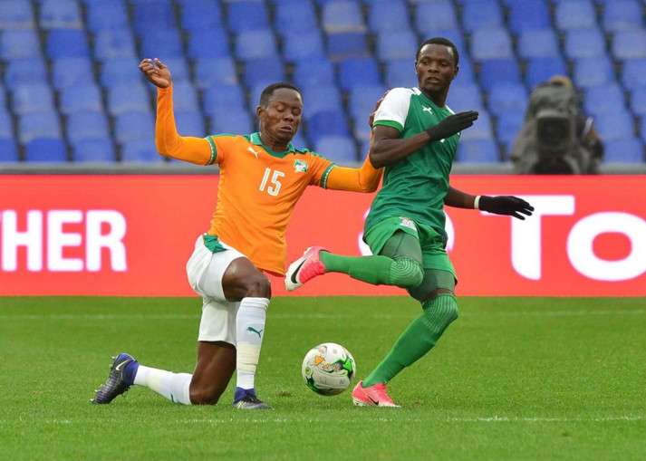 جانب من مباراة لساحل العاج في البطولة