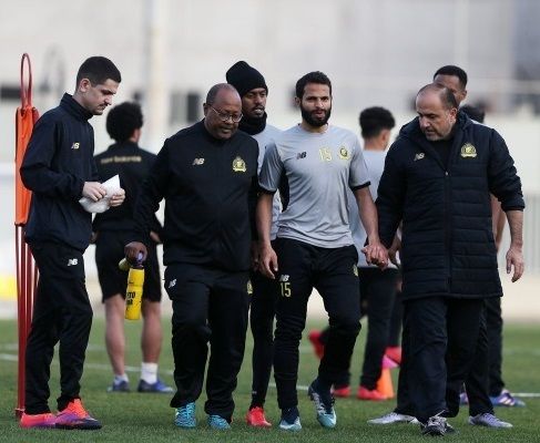 لحظة خروج الفريدي من التدريب